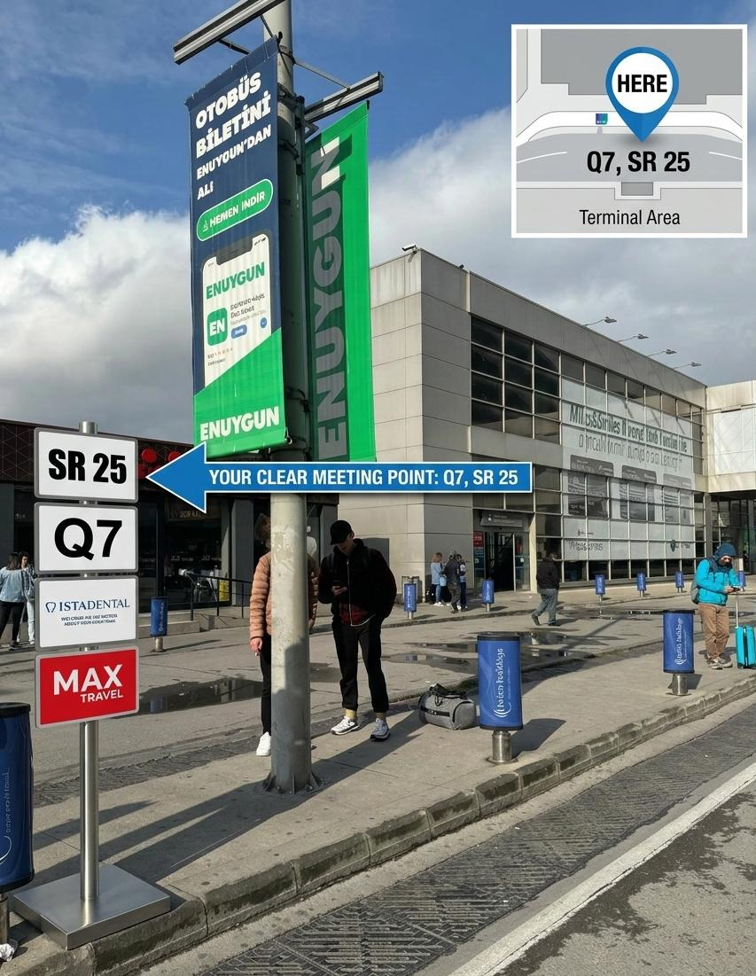 Q7 / SR 25 meeting point at Sabiha Gökçen Airport